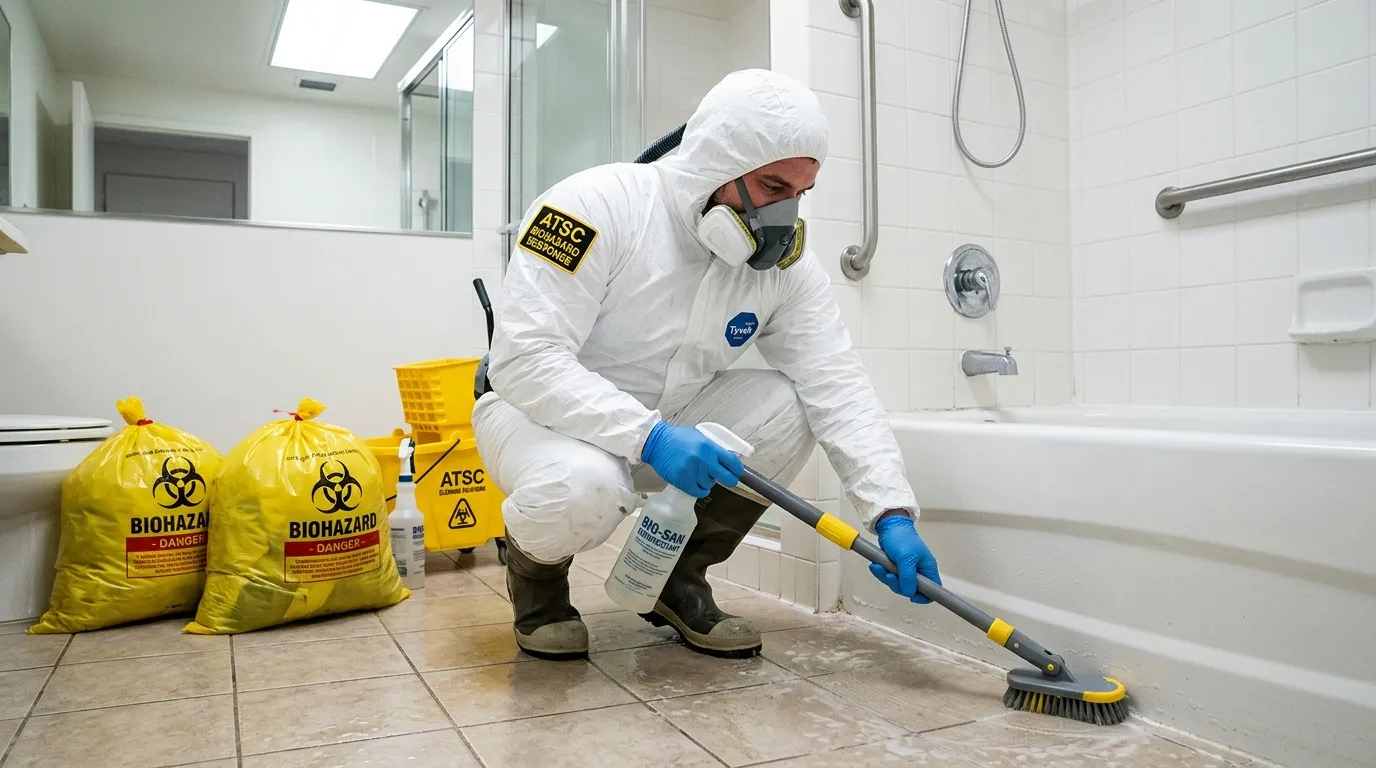 Decontamination equipment deployed for Blood Cleanup in Mountain View